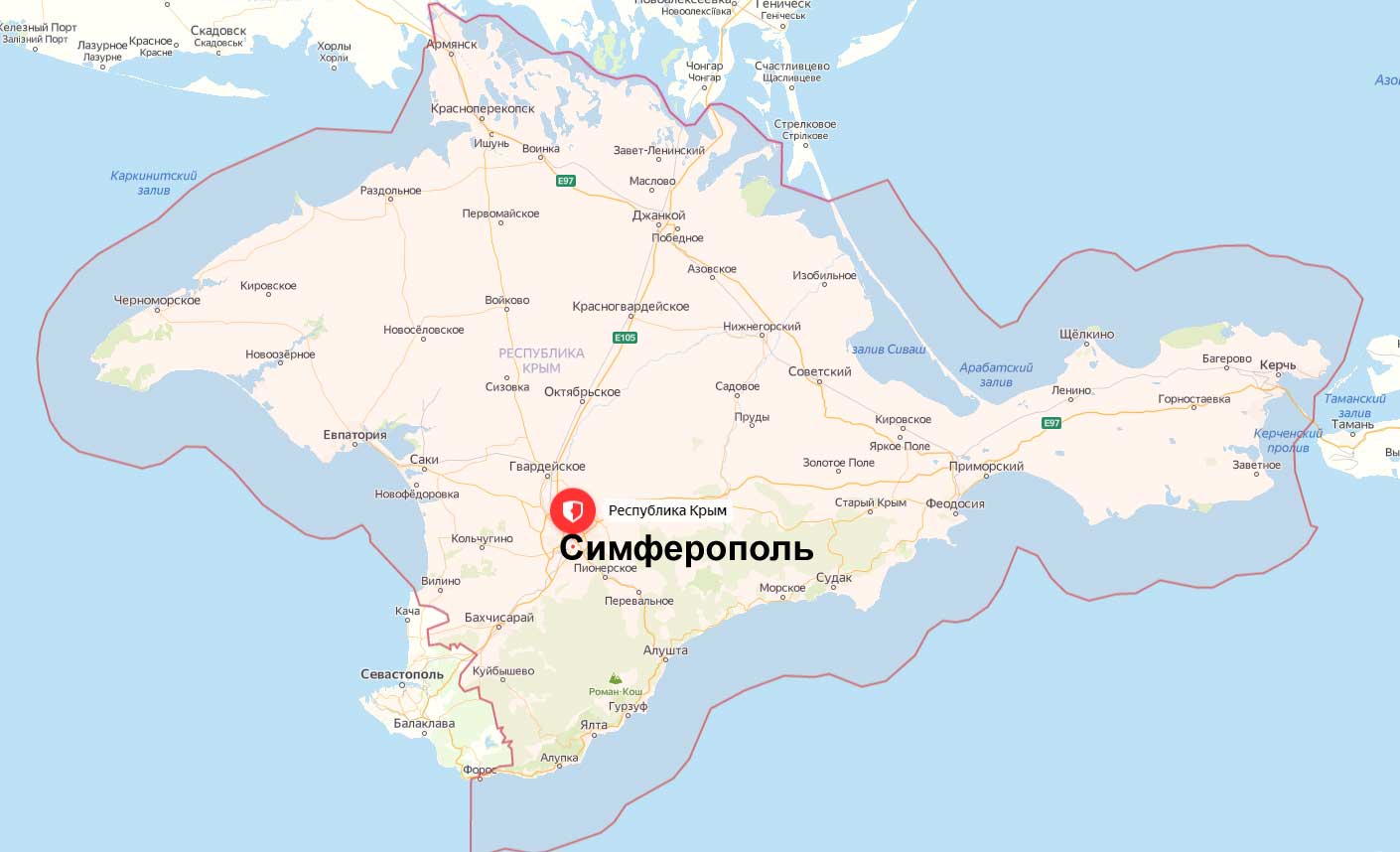 Крым республика. Кликните для просмотра карты в отдельном окне.